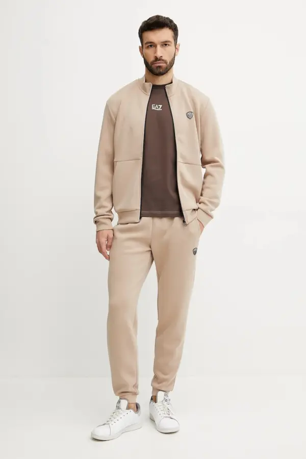 Ea7 Emporio Armani Trening Barbati, Culoarea Negru - answear.ro