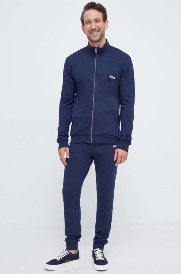Fila Trening Din Bumbac Culoarea Albastru Marin - answear.ro