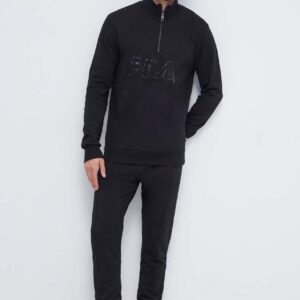 Fila Trening Din Bumbac Culoarea Negru - answear.ro