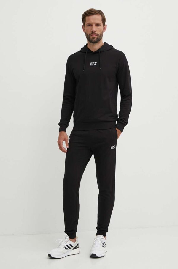 Ea7 Emporio Armani Trening Din Bumbac Culoarea Negru, Pjvrz.8Npv64 - answear.ro