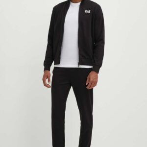Ea7 Emporio Armani Trening Din Bumbac Culoarea Negru, Pjvrz.8Npv60 - answear.ro