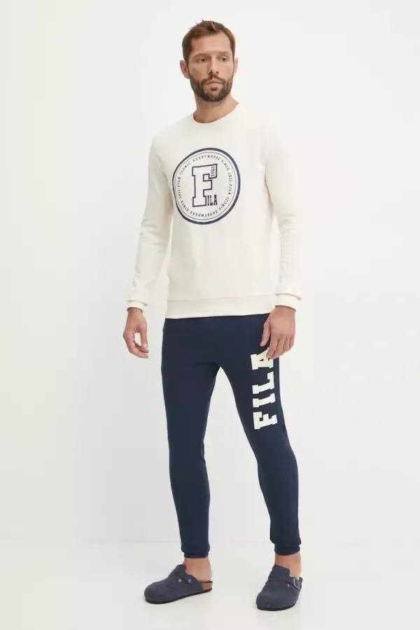 Fila Trening Din Bumbac Culoarea Bej, Fpw1199 - answear.ro