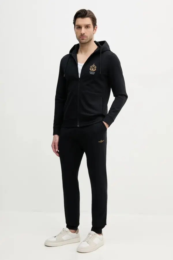 Aeronautica Militare Trening Barbati, Culoarea Negru, Tf086F459 - answear.ro