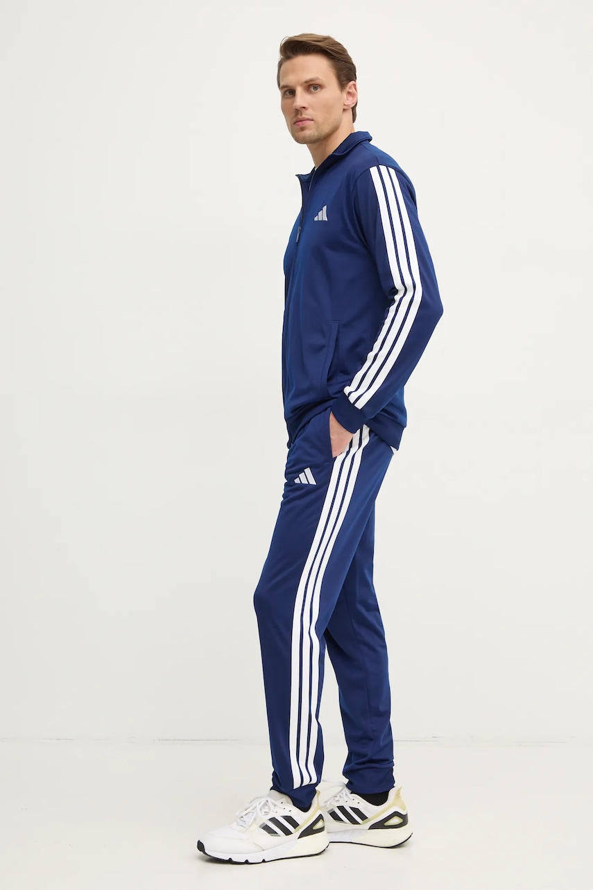 Adidas Trening 3-Stripes Barbati, Culoarea Albastru Marin, Ji8859 - answear.ro