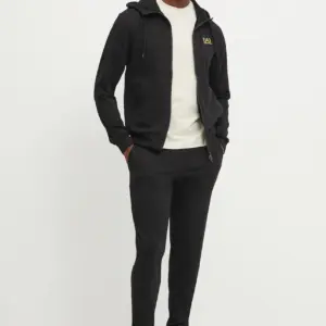 Ea7 Emporio Armani Trening Din Bumbac Culoarea Negru, Pjvrz.8Npv63 - answear.ro