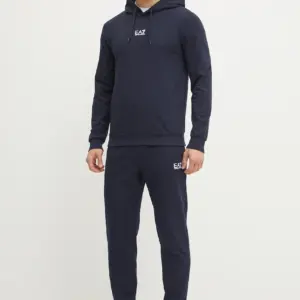 Ea7 Emporio Armani Trening Din Bumbac Culoarea Albastru Marin, Pjvrz.8Npv64 - answear.ro