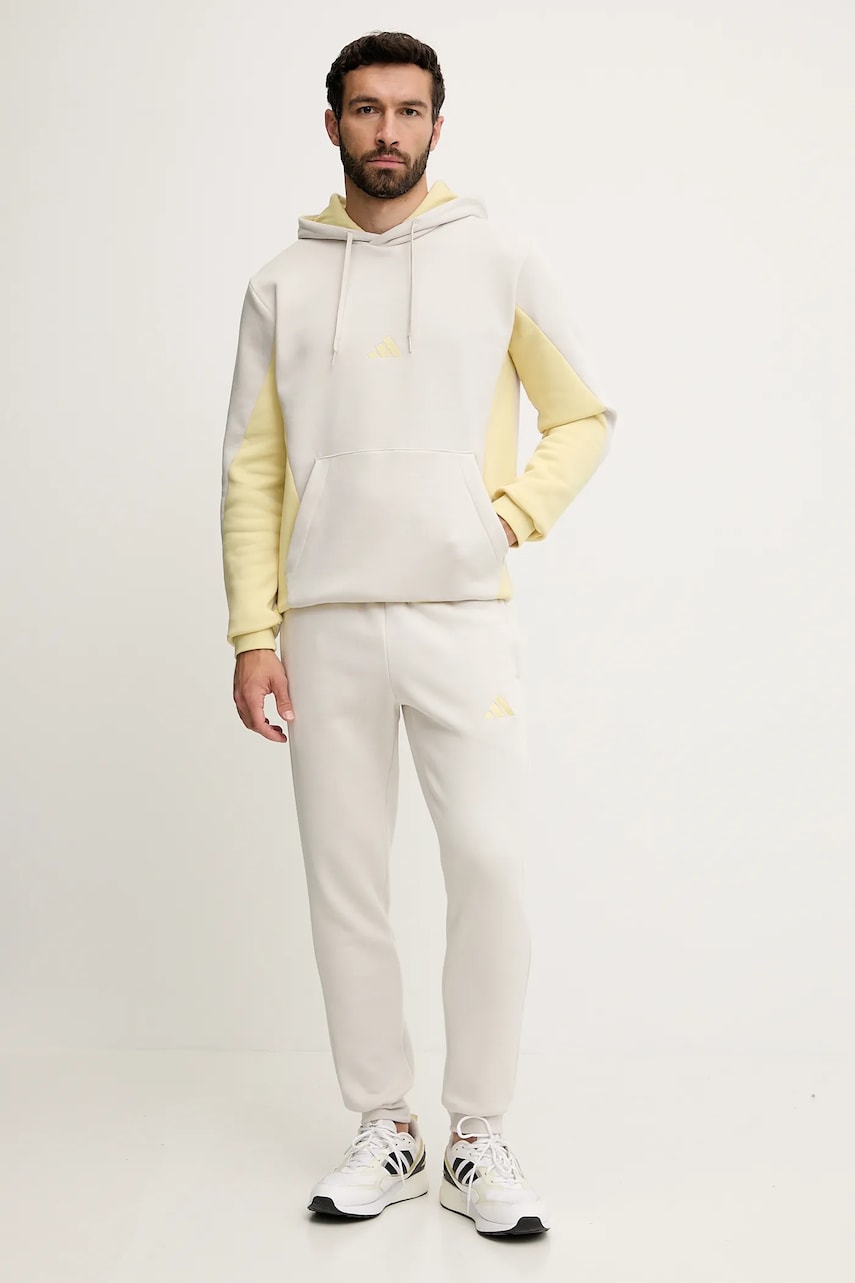 Adidas Trening Fl Cb Hd Ts Culoarea Bej, Ji8886 - answear.ro