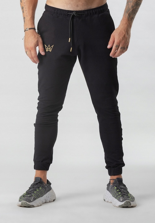 Trening Barbati TRES AMIGOS - Pantaloni de trening negri S Sports Urban Chic