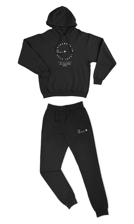 Trening Barbati OEM - Trening pentru barbati personalizat cu imagine Be Brave Minimalist