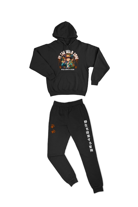 Trening Barbati OEM - Trening pentru barbati personalizat cu imagine Anime In the Wild Zone