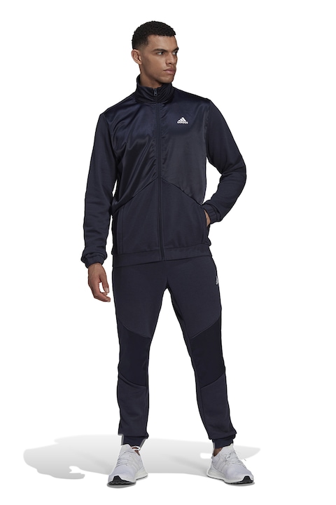 Trening Barbati adidas Sportswear - Trening cu fermoar si segmente satinate