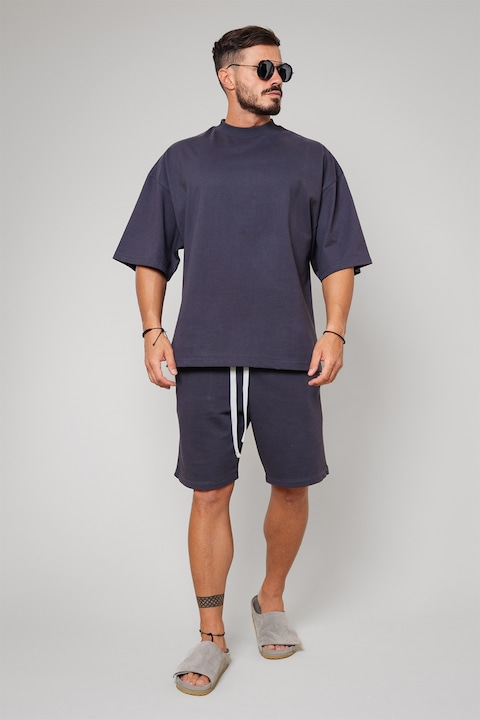 Trening Barbati uFIT - Set de tricou supradimensionat si pantaloni scurti - 2 piese