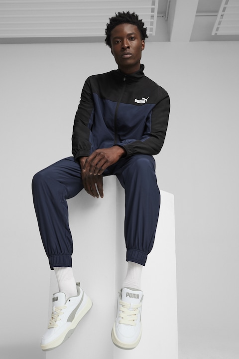 Trening Barbati Puma - Trening cu fermoar si logo din material cu finisaj rezistent la apa