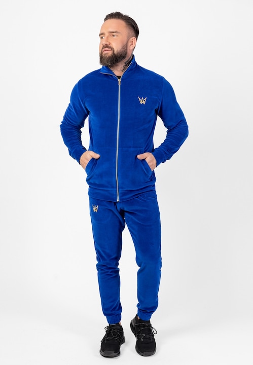 Trening Barbati TRES AMIGOS - Set barbatesc cu hanorac cu fermoar si pantaloni de catifea