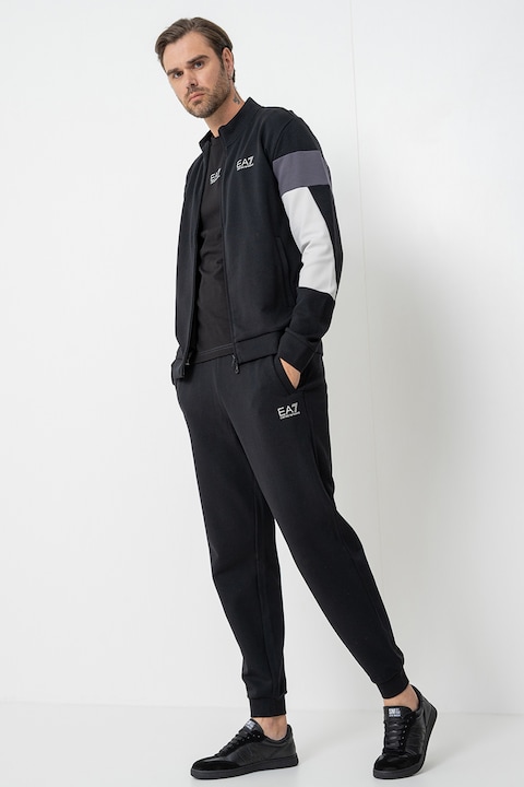 Trening Barbati EA7 - Pantaloni de trening si jacheta de trening cu fermoar