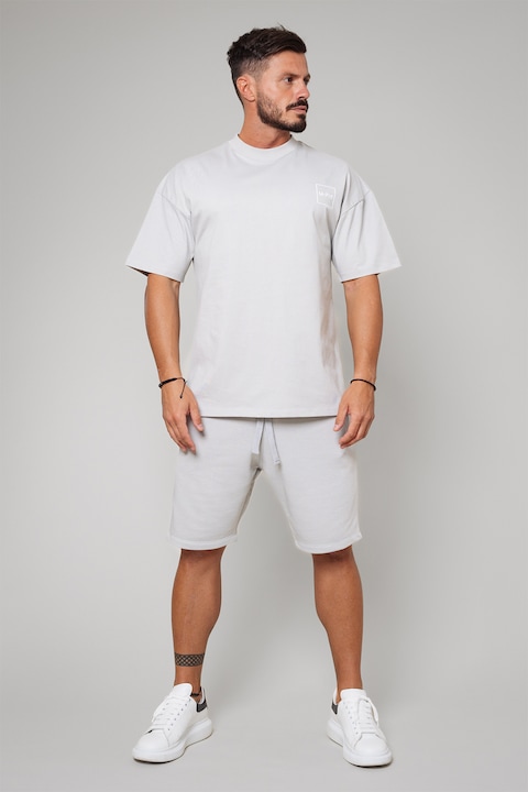 Trening Barbati uFIT - Set de bermude cu snur si tricou - 2 piese