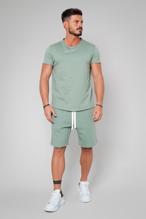 Trening Barbati uFIT - Set de tricou de bumbac si pantaloni scurti