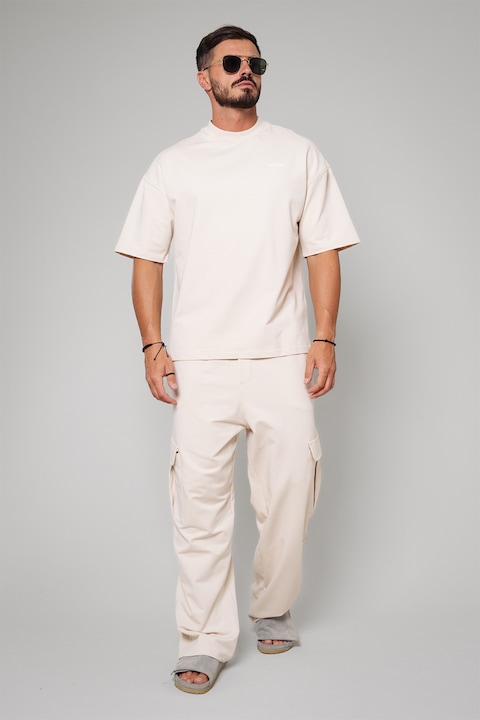 Trening Barbati uFIT - Set de tricou si pantaloni cargo