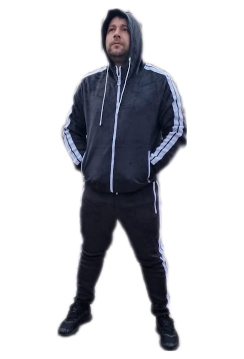 Trening Barbati OEM - Hanorac cu gluga si pantalon barbat