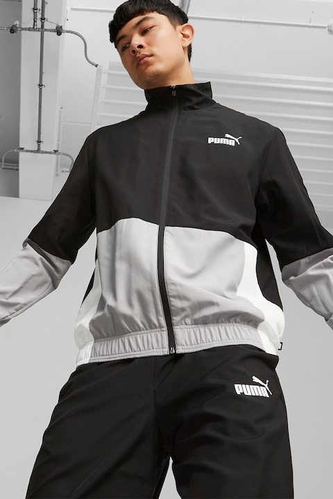 Trening Barbati Puma - Trening cu model colorblock si fermoar