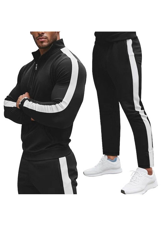 Trening Barbati MBrands - Trening de barbati din material subtire cu fermoar
