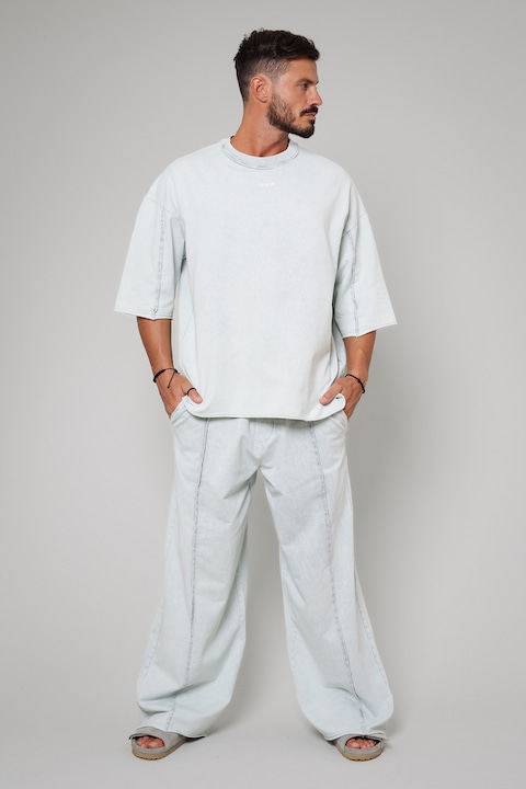 Trening Barbati uFIT - SEt de tricou supradimensionat si pantaloni lungi - 2 piese