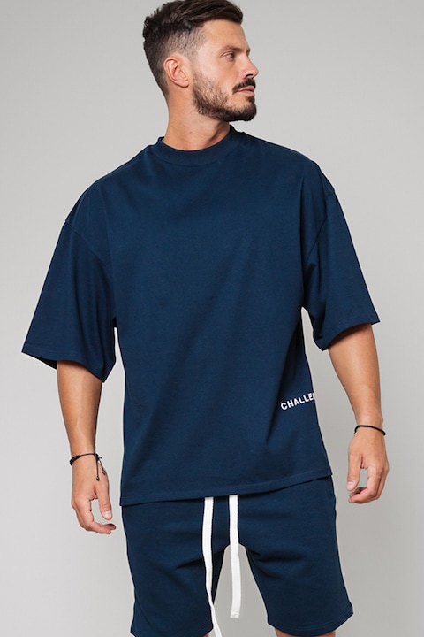 Trening Barbati uFIT - Set de pantaloni scurti si tricou supradimensionat Thorr - 2 piese