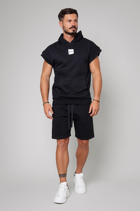 Trening Barbati uFIT - Set de hanorac cu maneci scurte si pantaloni scurti Malibu - 2 piese