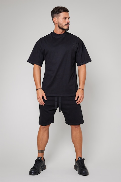 Trening Barbati uFIT - Set de bermude cu snur si tricou - 2 piese