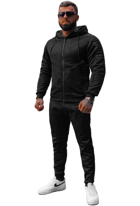 Trening Barbati Ozonee - Compleu sport barbati negru O/3A126/A128
