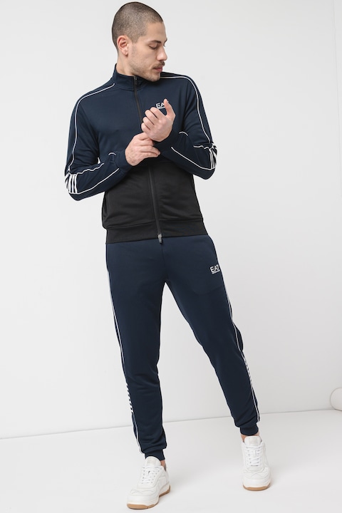 Trening Barbati EA7 - Trening slim fit cu detalii logo